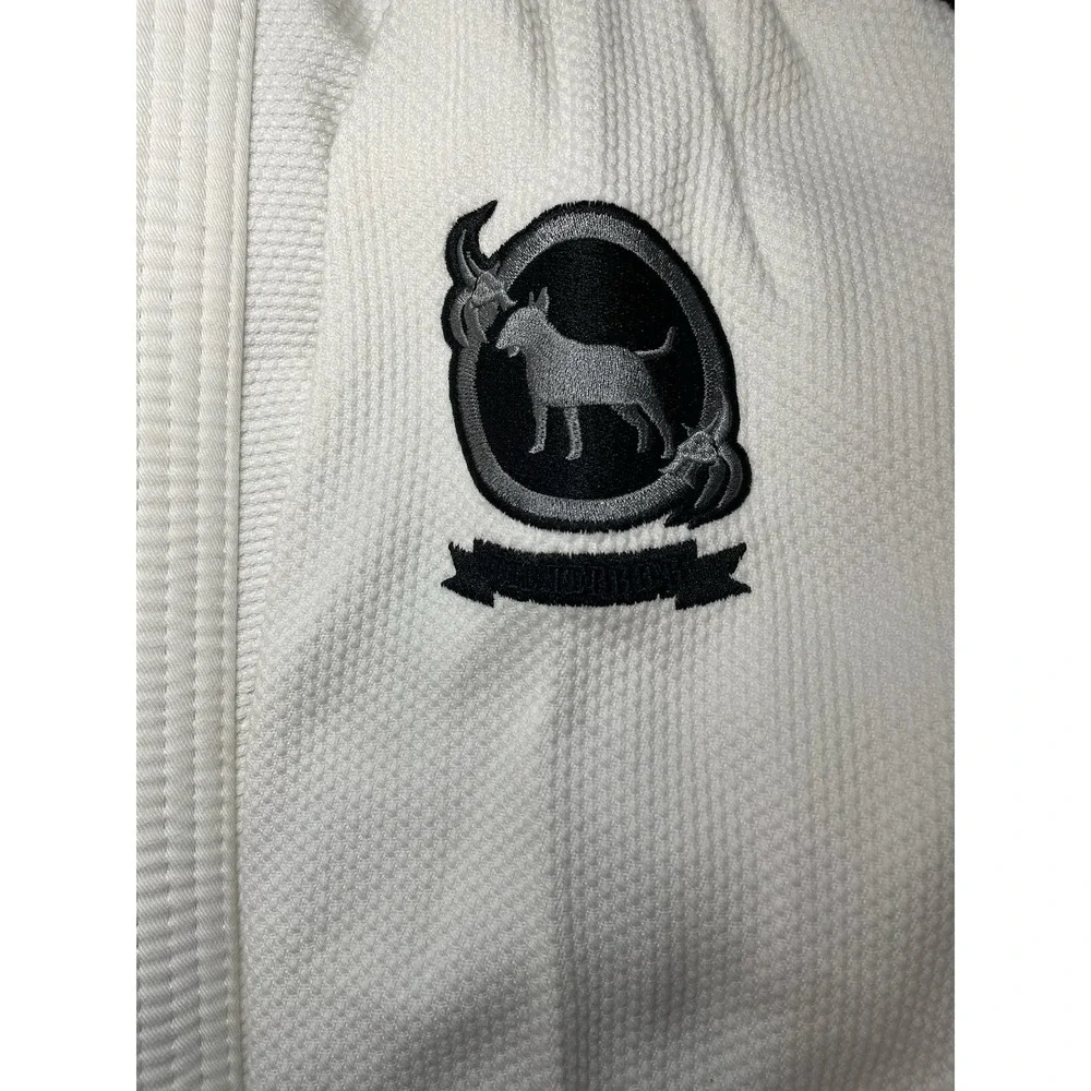 Bull Terrier BJJ Gi Jacket White Size A2 Authentic Durable Sports Gear